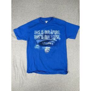 Nascar Mens Medium Blue Hall Of fame Shirt